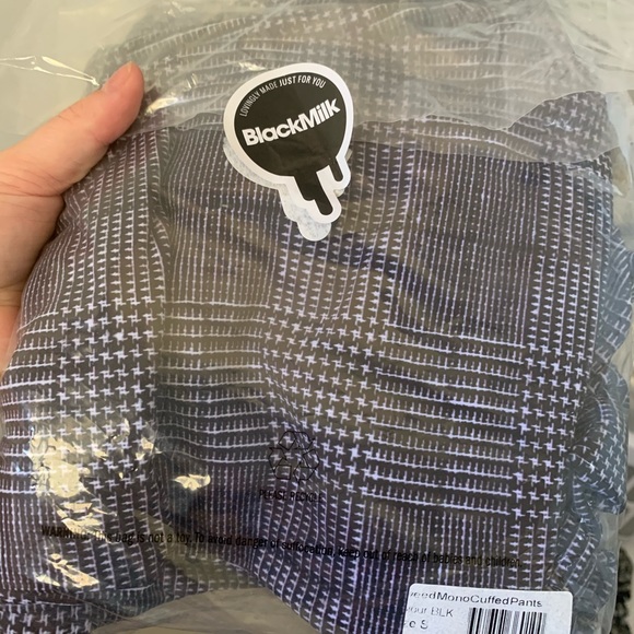 Black Milk Clothing - Tweed Mono Cuffed Pants - Picture 4 of 4